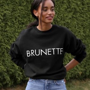 Brunette Classic Crew Neck Sweater